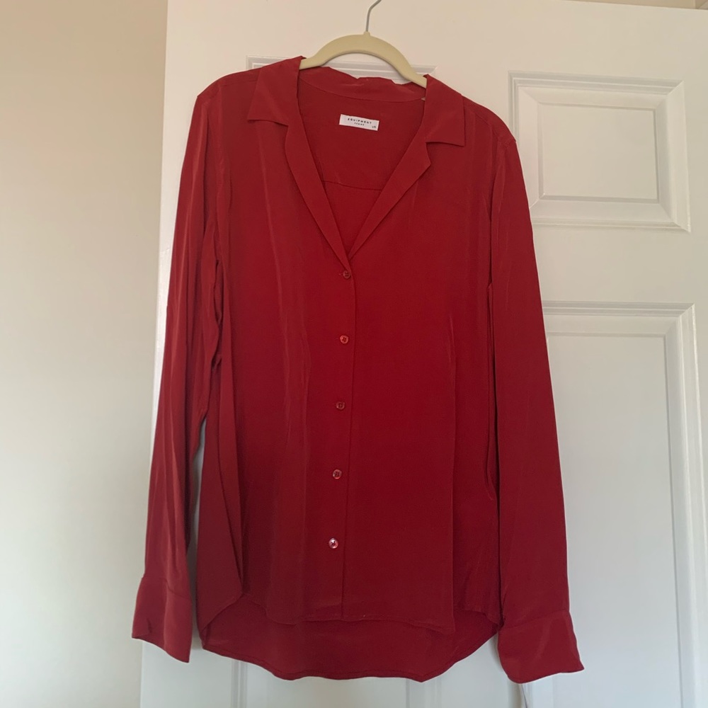 NWT Equipment Silk Shirt